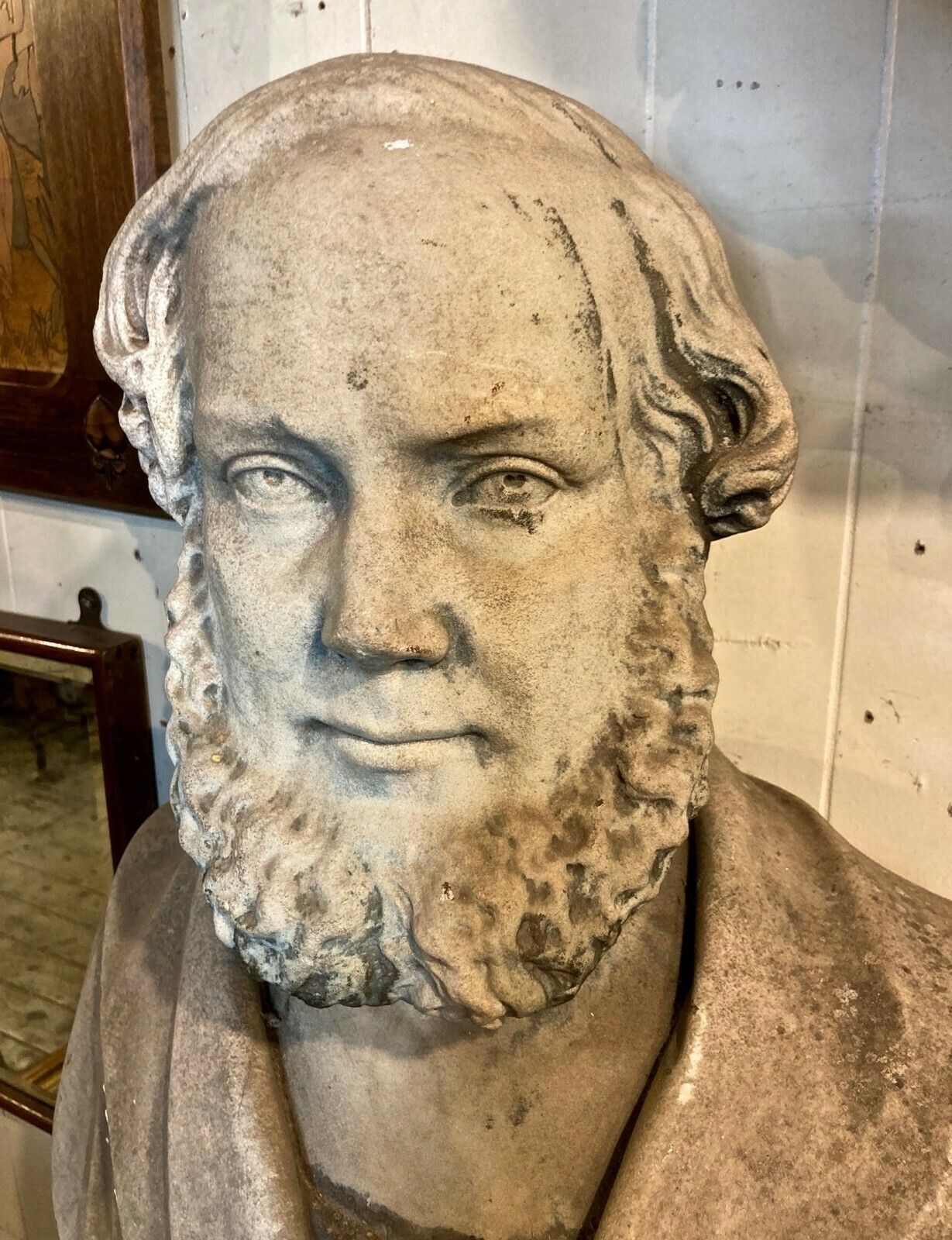 Important Signed 19c.Marble Bust Of Sir George Gilbert Scott By Giovanni Fontana photo 6500.0
