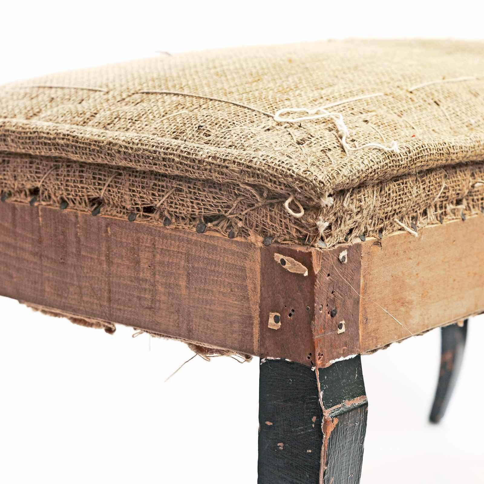Good Quality Duet Stool From France Needing Re Covering photo for sale