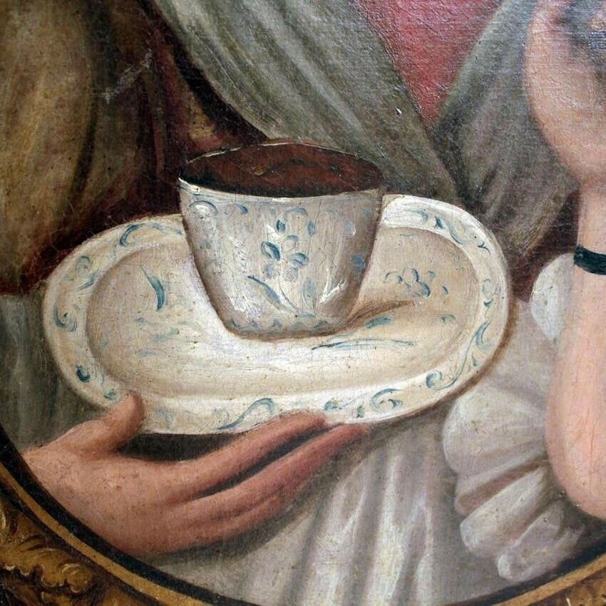 Home Decor Late 18th/Early 19th C. Painted 'Shakespearean' Screen From Italy photo