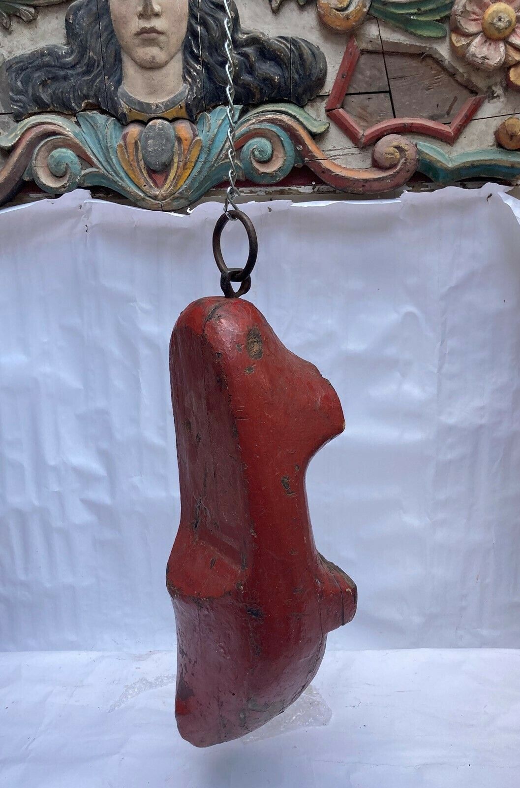 19thc. Clog Makers Hanging Sign From France photo for sale