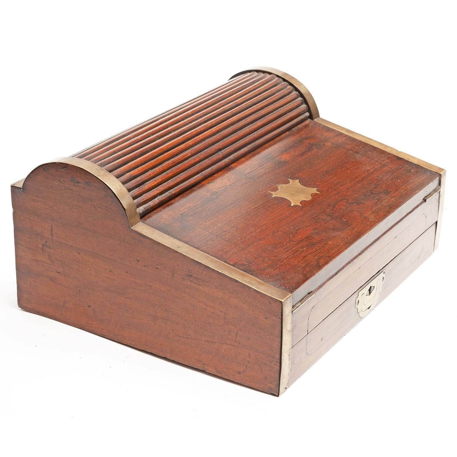 Late 19th Century Camphorwood Writing Box Made In British Imperial India photo vinterior