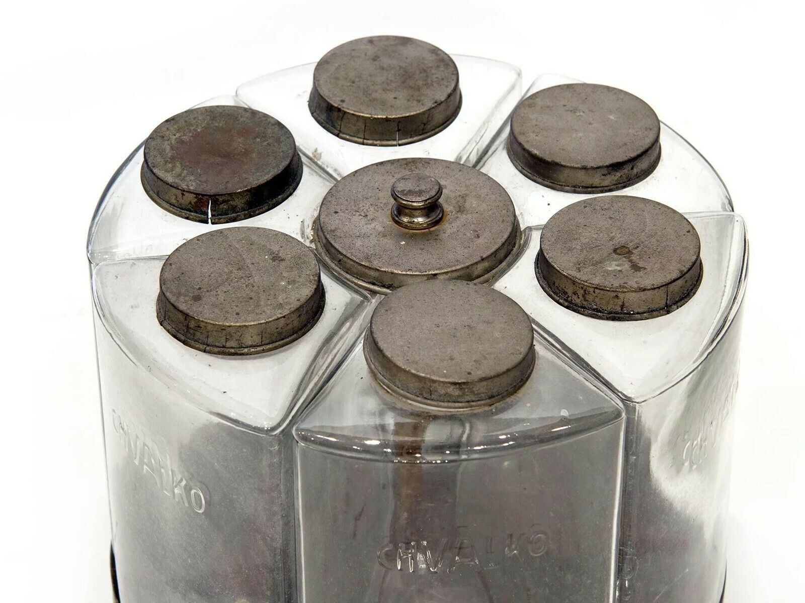 Patent Spice Dispenser From French Herbalist Shop photo for sale