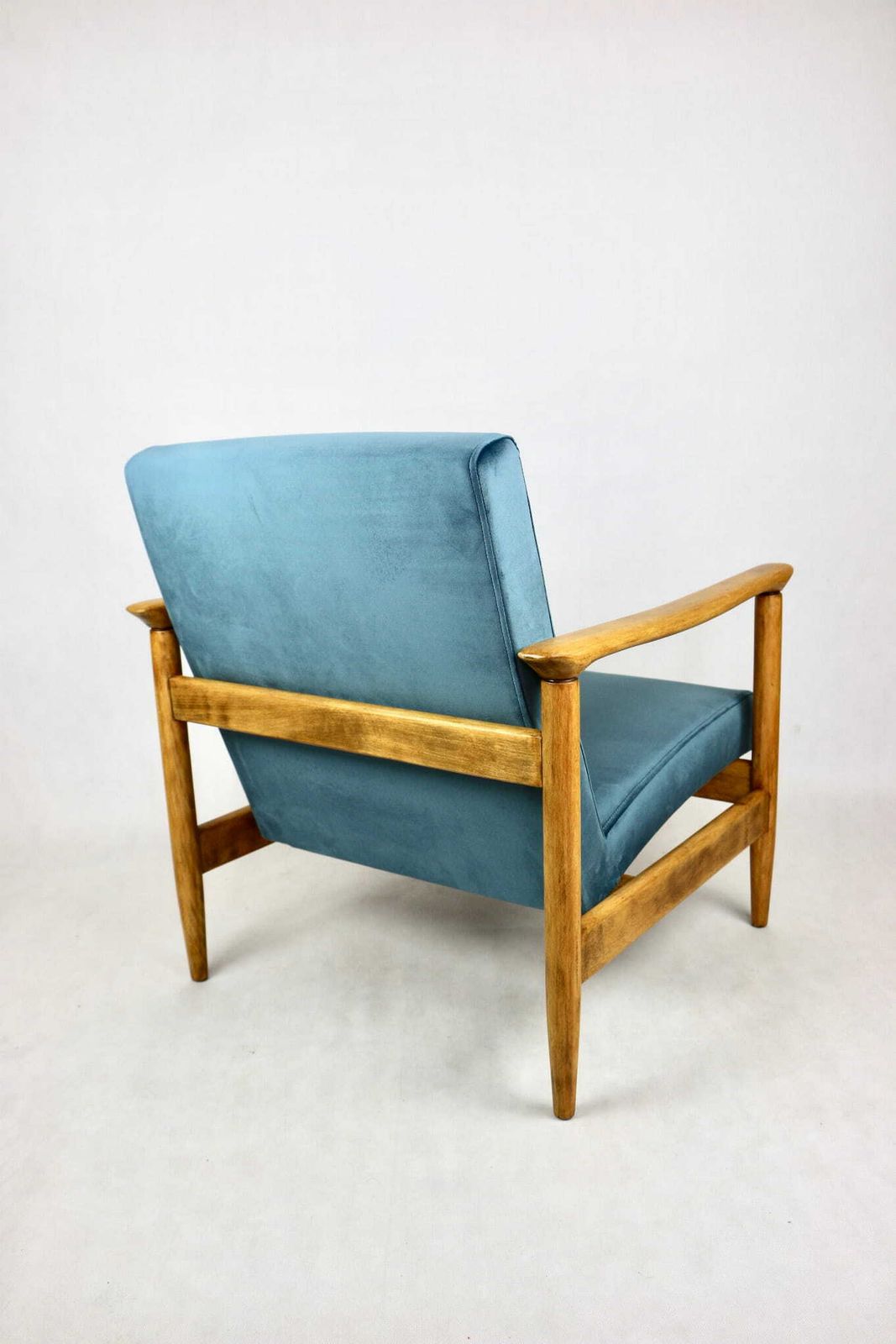 Gfm 142 Armchair, Designed By Edmund Homa From The 70s, Navy Blue   2 Pieces Available photo 563.0