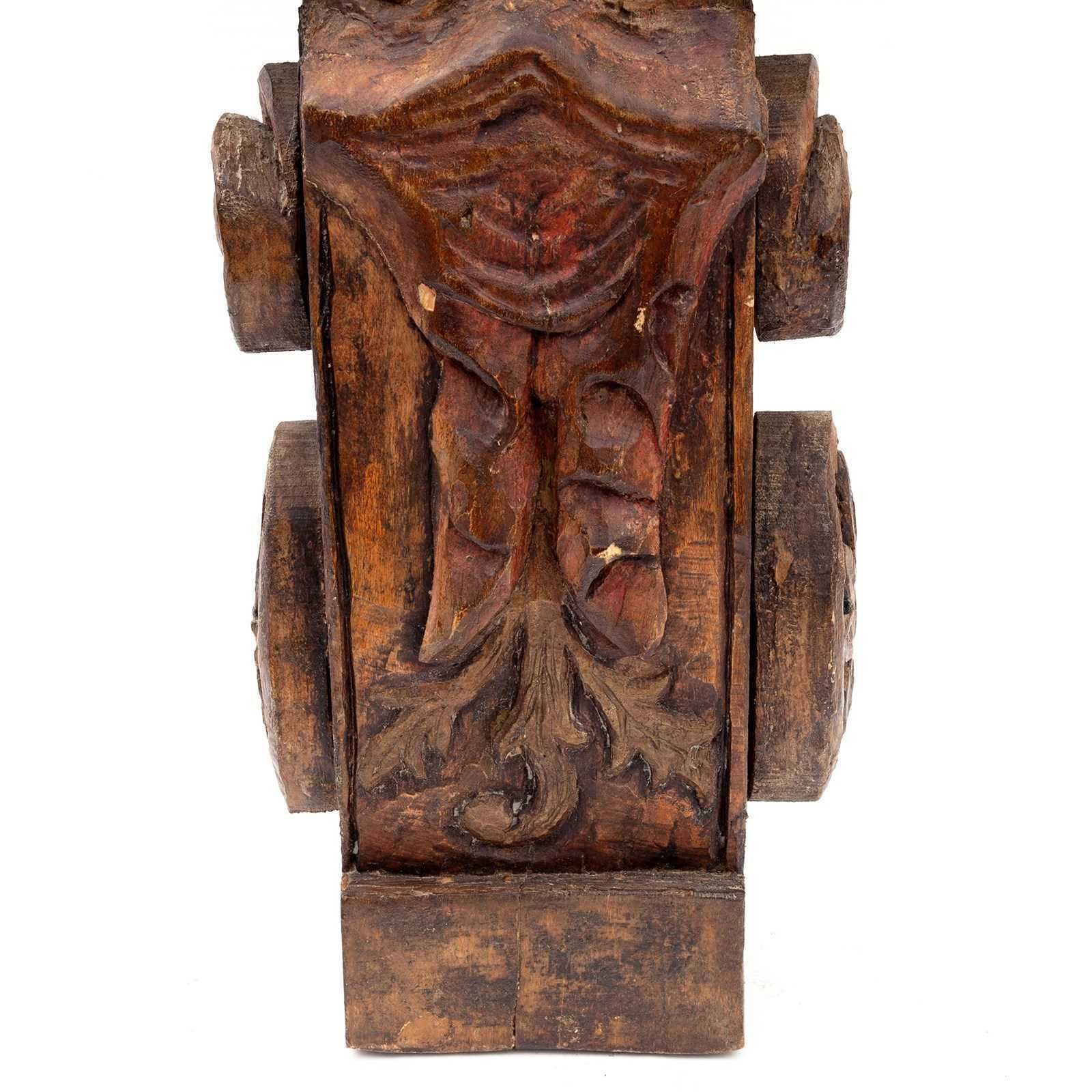 Carved Wooden Figure Of King David From French Pyrenean Region photo 825.0