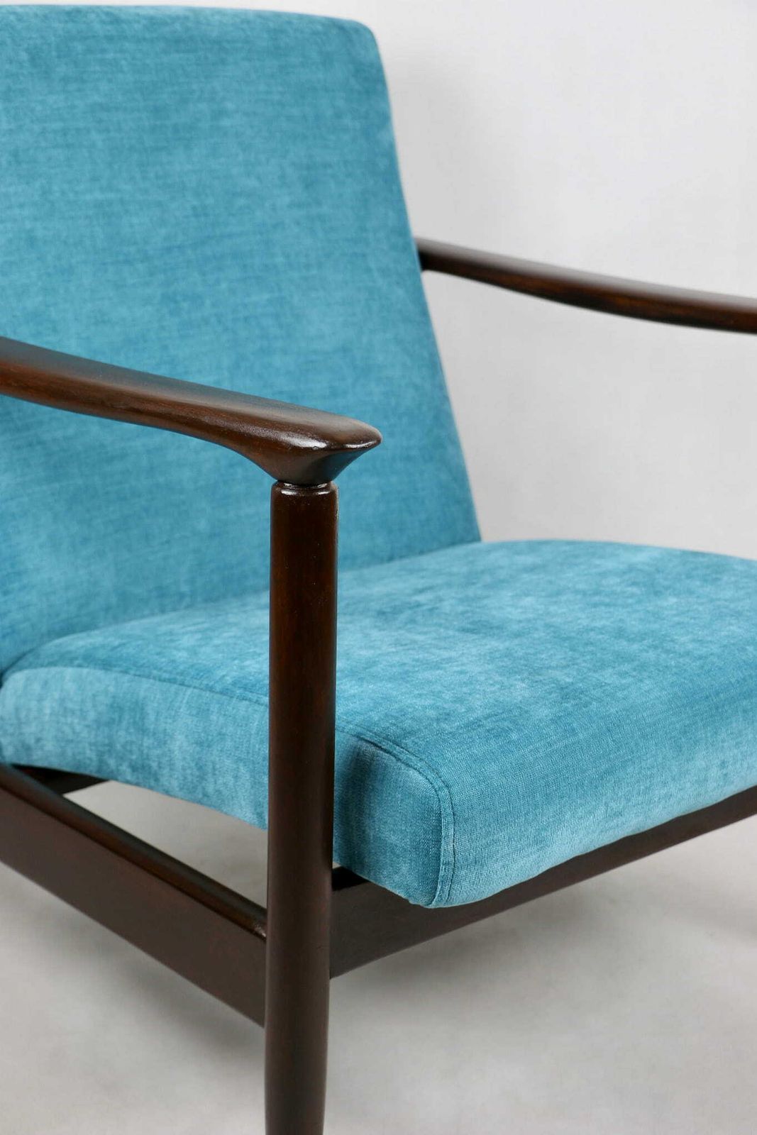 Gfm 142 Armchair Designed By Edmund Homa From The 1970s  Sea Green photo for sale