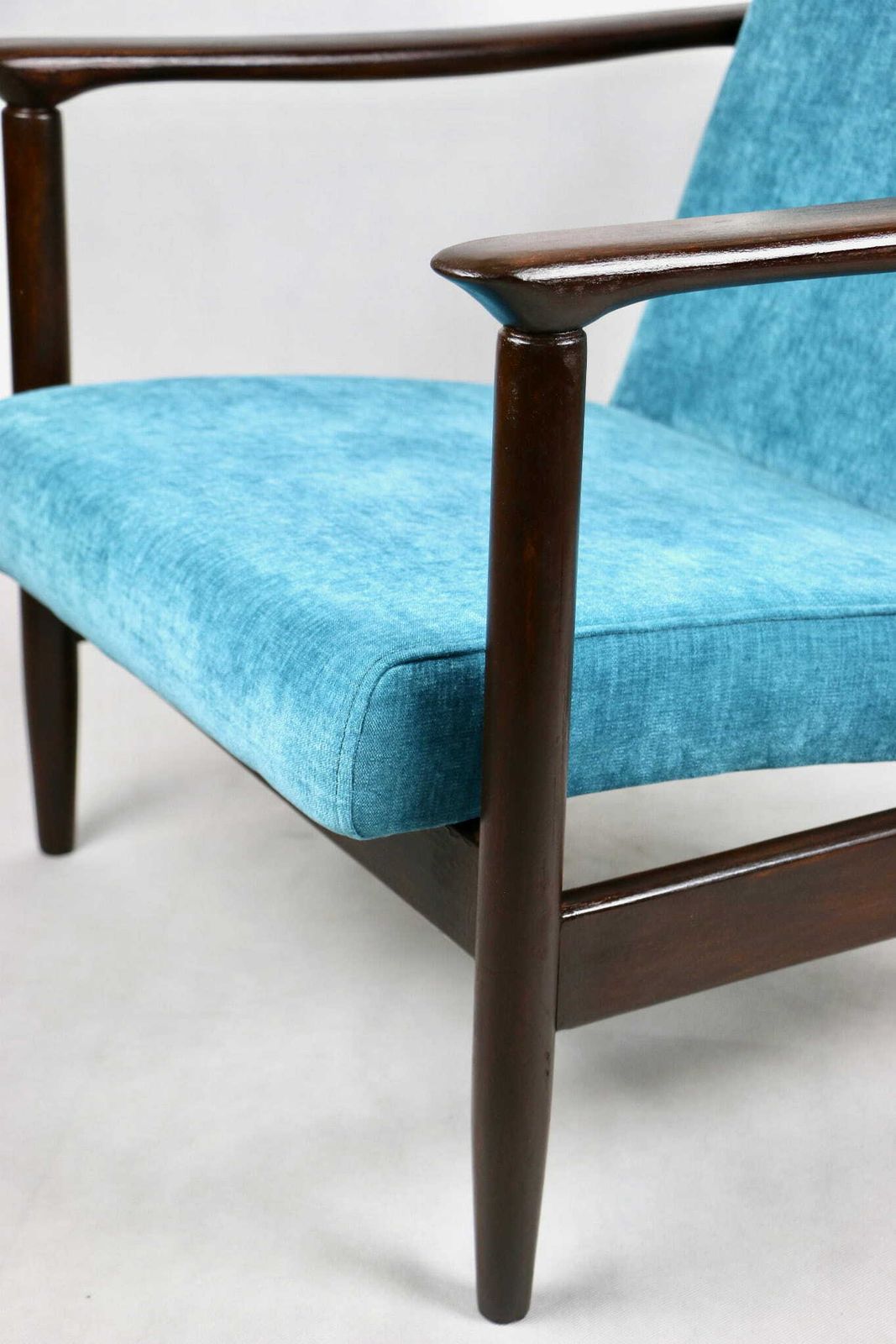 photo for sale Gfm 142 Armchair Designed By Edmund Homa From The 1970s  Sea Green