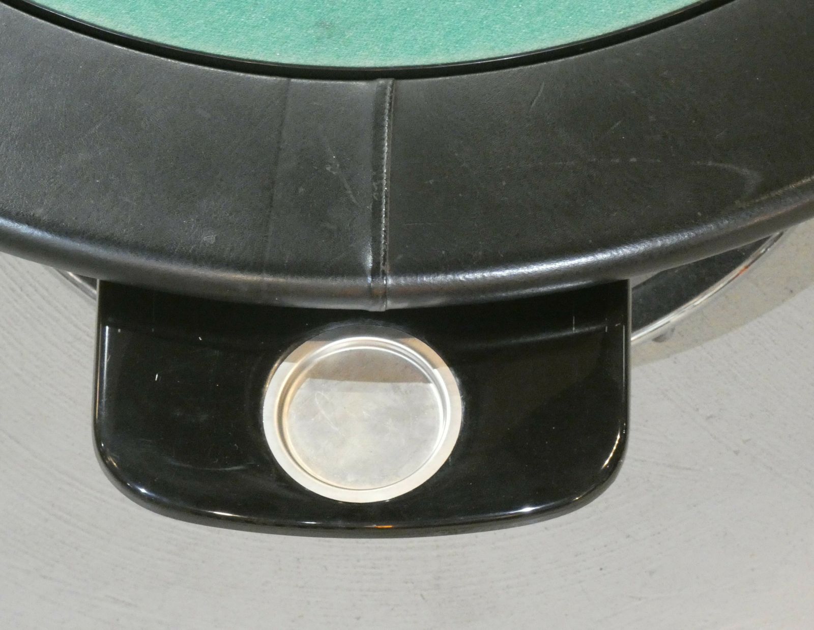 photo furniture 1970s Italian Game Table In Leather And Steel