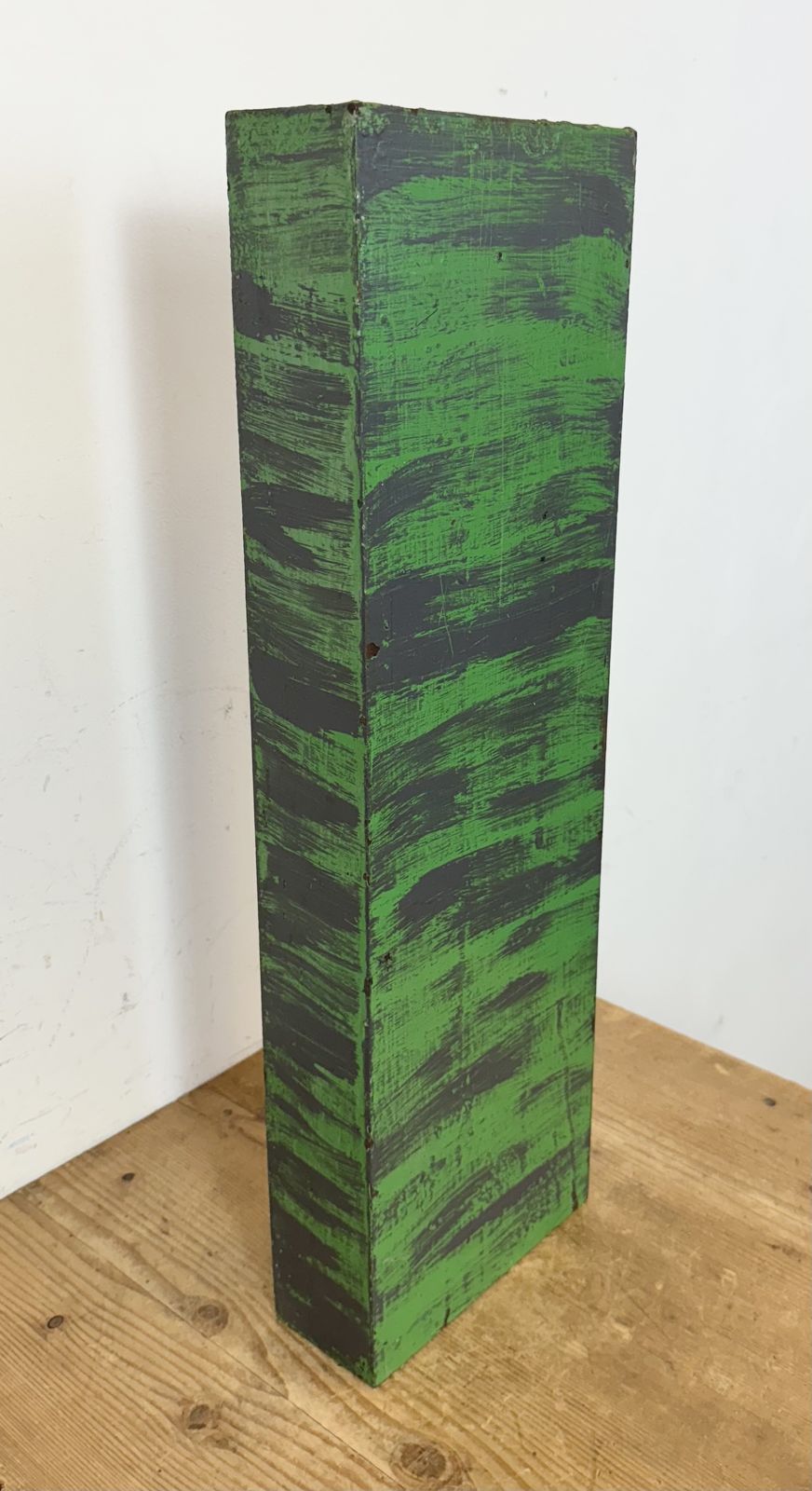 Large Vintage Green Iron Facade Letter I , 1970s photo buy