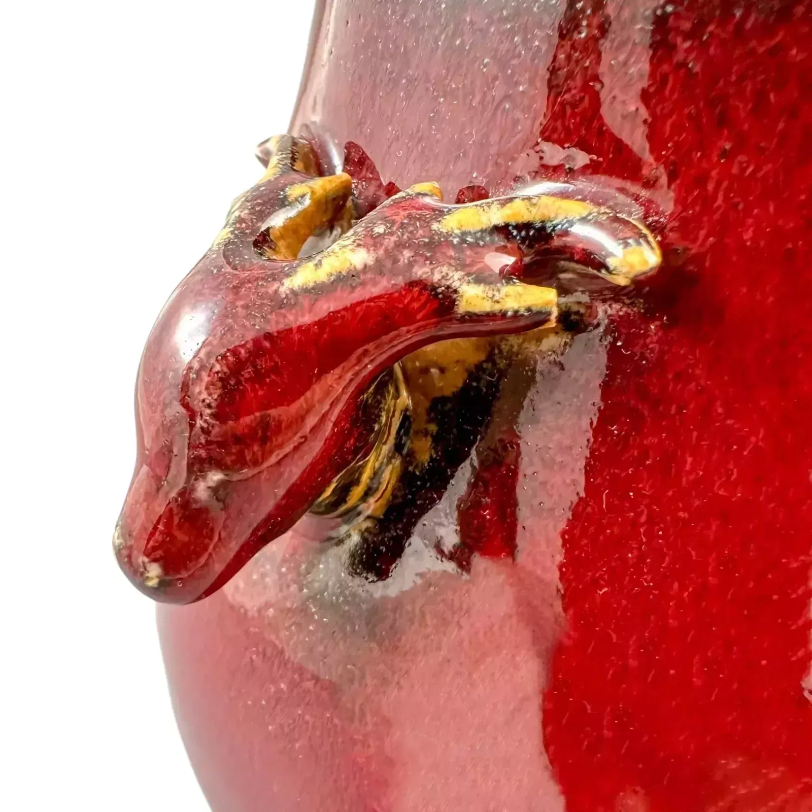 photo furniture Antique Chinese 19th Century Qing Sang De Boeuf Hu Form Vase, Deer Head Handles