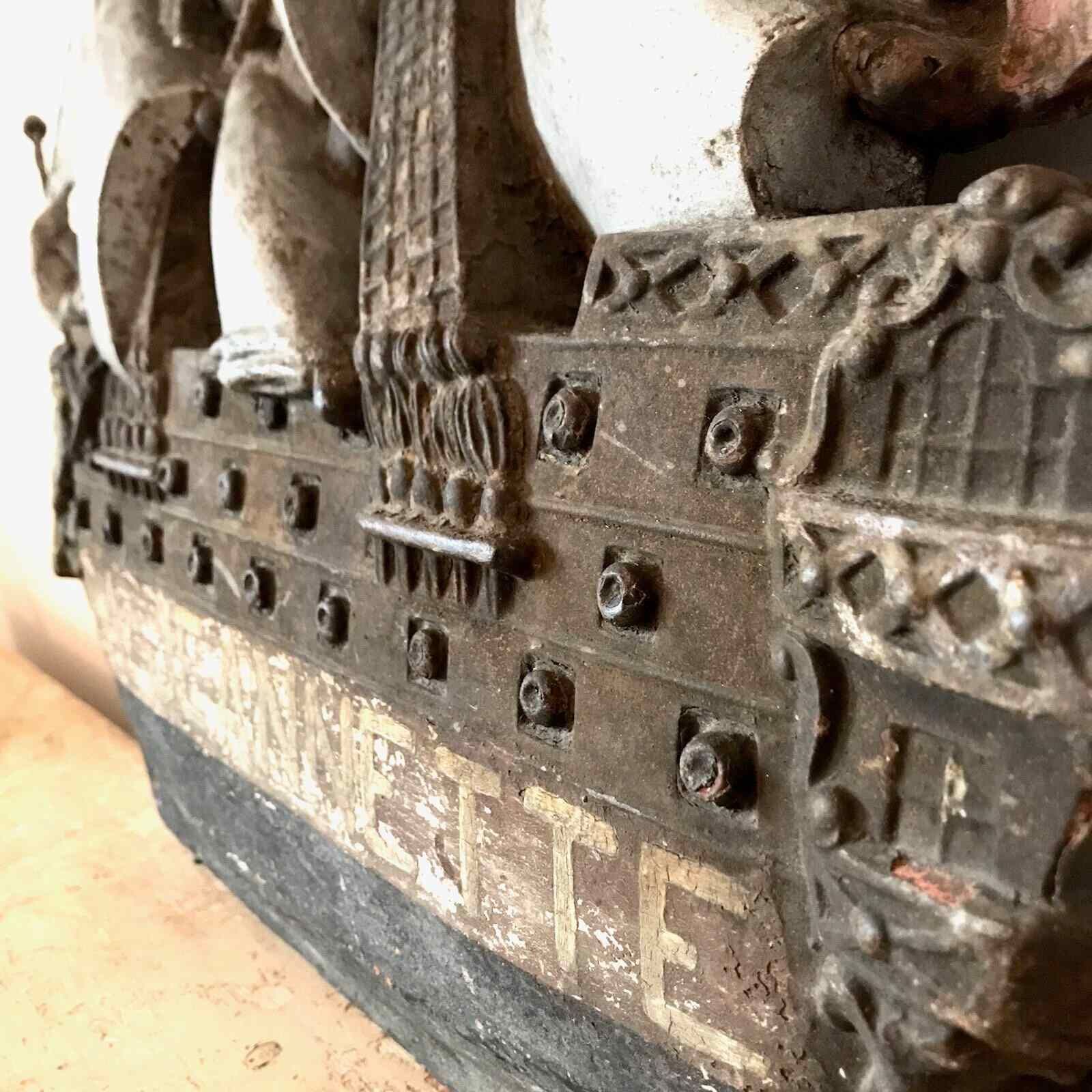'La Jeannette' 19th C. Ship Chandlers Trade Sign From France photo buy