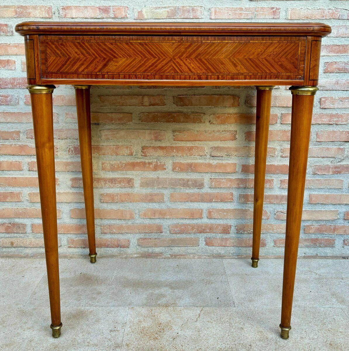 Vintage Edwardian Rosewood Marquetry Inlaid Side Table, 1920s photo furniture