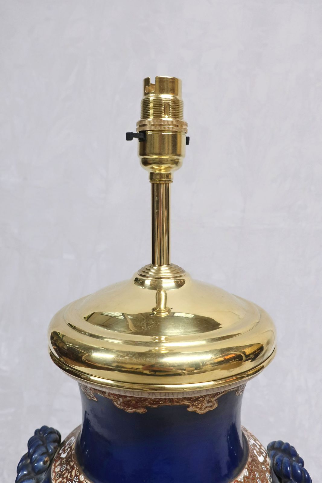 photo furniture Pair Of Japanese Meiji Period Satsuma Porcelain Lamps