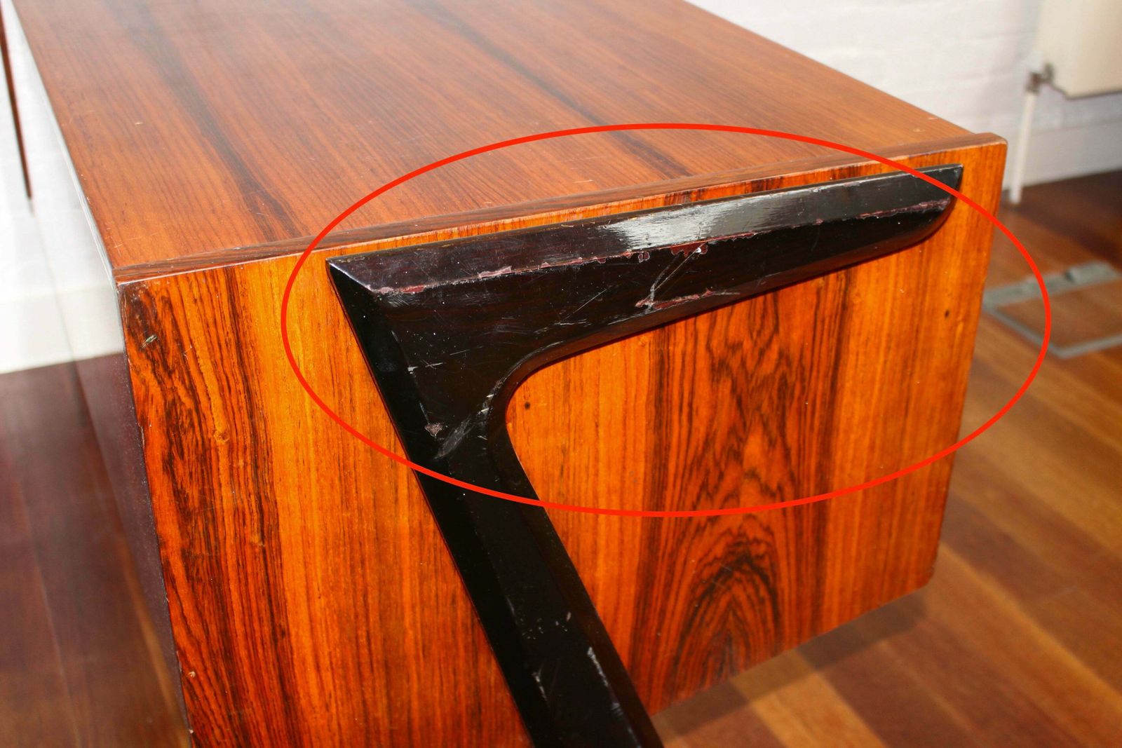 Furniture Italian Vintage Writing Desk Attributed To Vittorio Dassi (Circa 1950s) photo