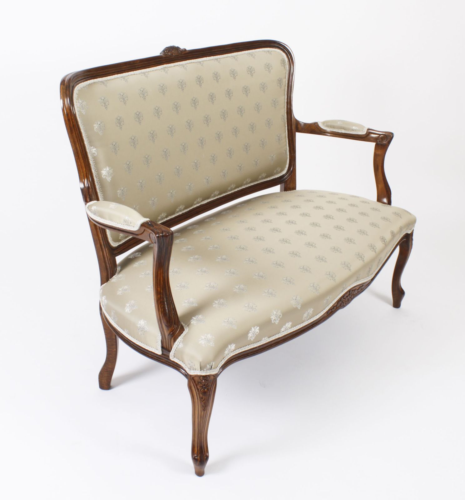 Superb Bespoke Louis Revival Walnut Sofa photo furniture