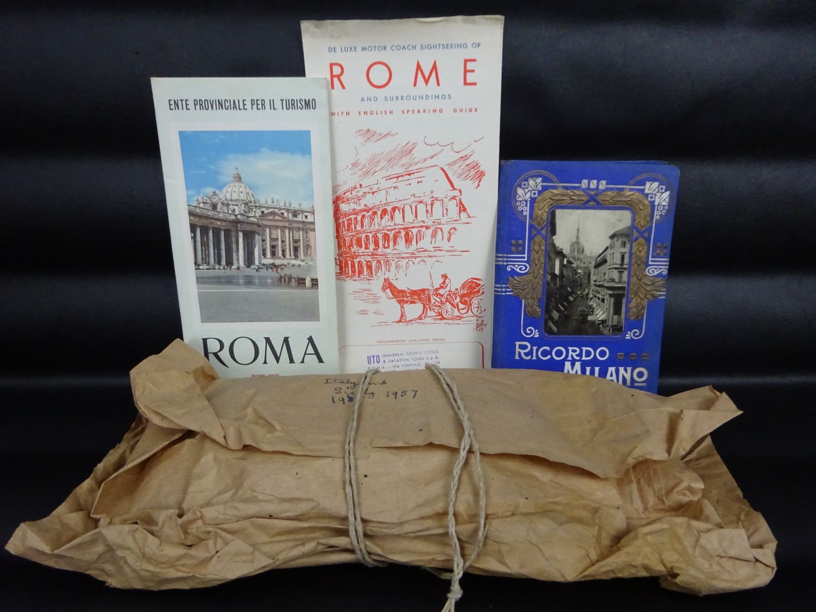Collectable Original 1950s Italy & Sicily Travel Leaflets/Ephemera