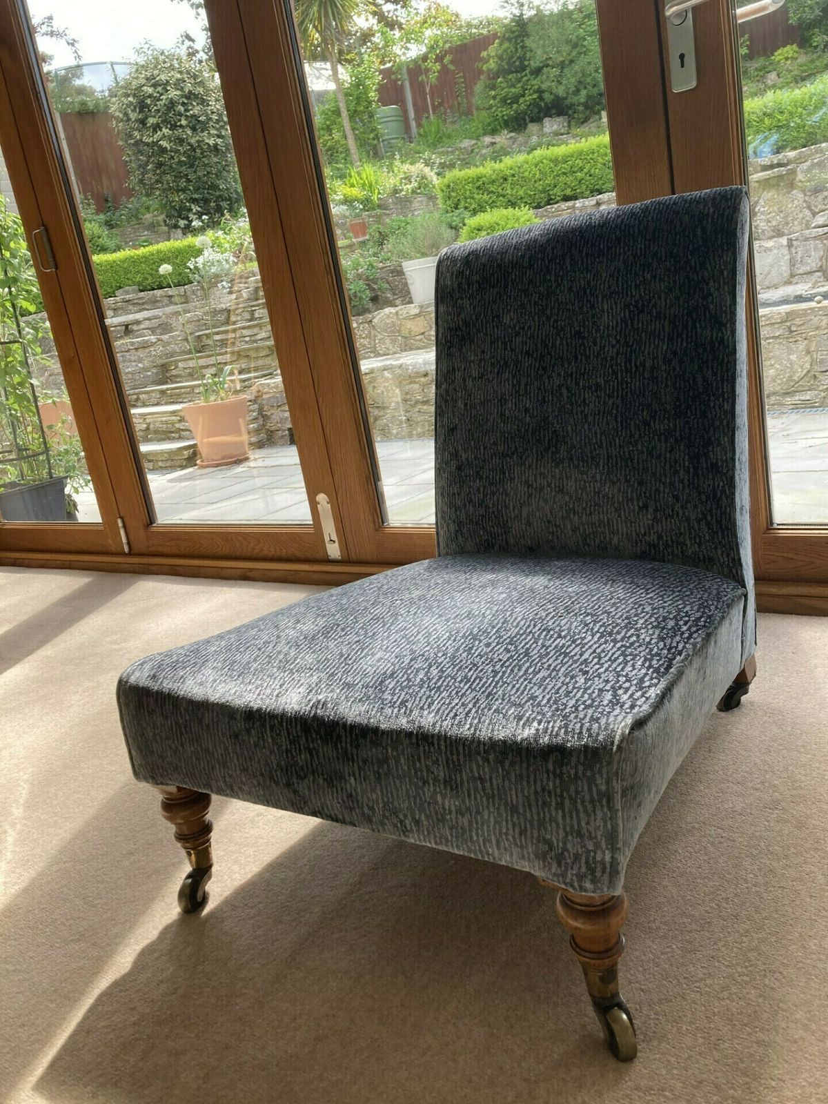 Velvet Victorian Nursing Chair