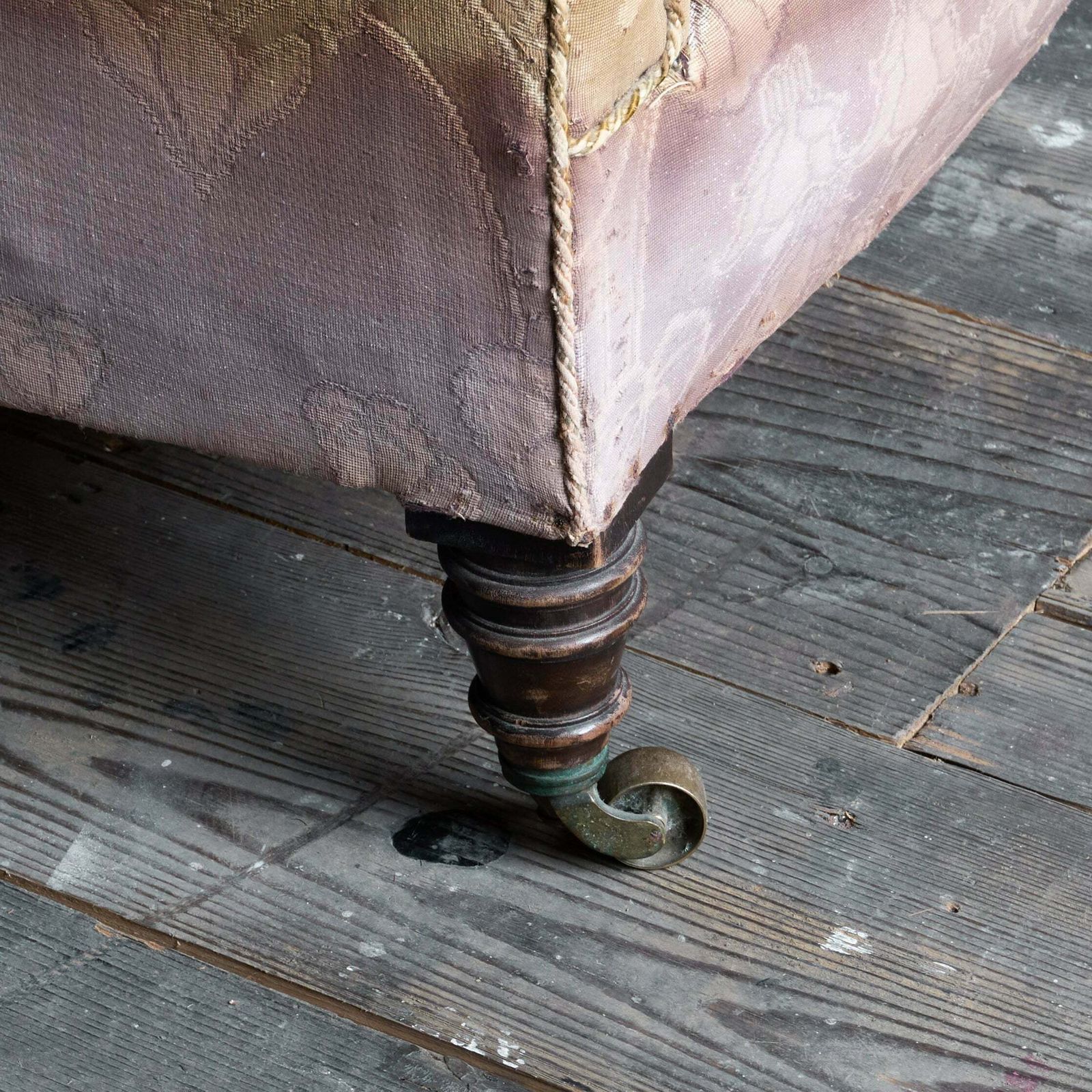 photo for sale Antique Woodstock Style Chair   Nouveau Fabric.