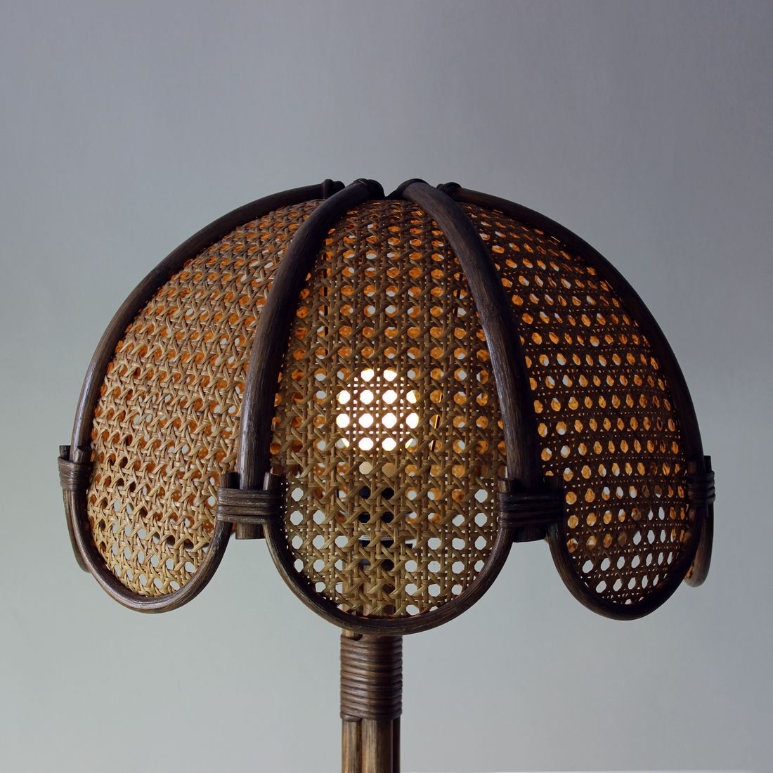 photo for sale Freestanding Floor Lamp In Bamboo, Czech Republic 1990s
