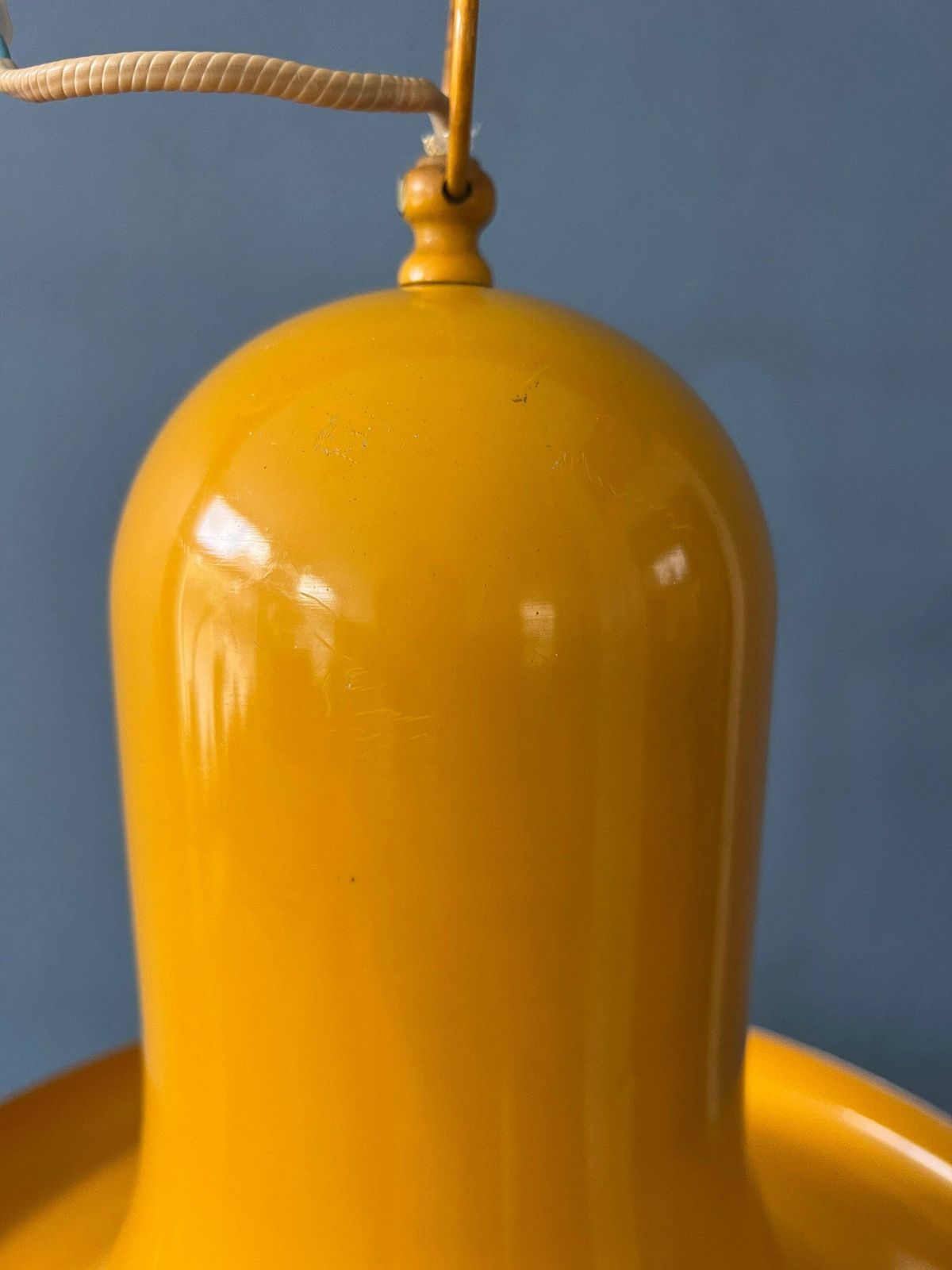 photo for sale Gele Mid Century Ufo Space Age Hanglamp