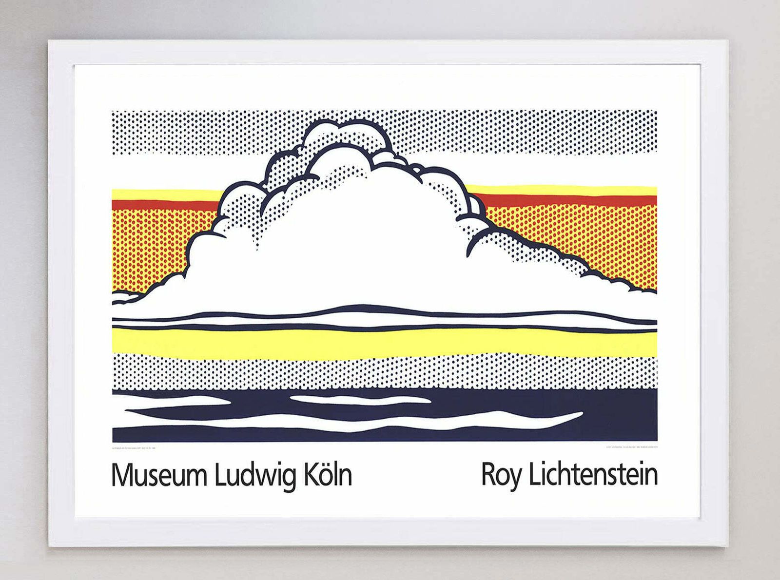 Original Vintage Poster Roy Lichtenstein   Museum Ludwig Koln photo for sale