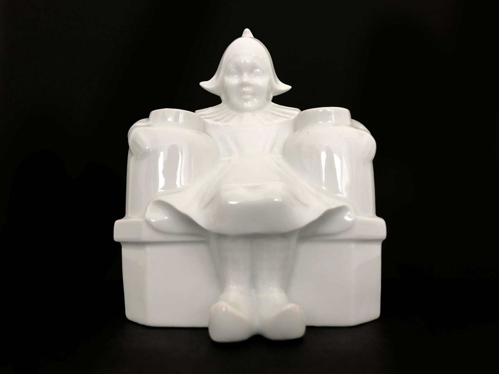 Art Deco Night Light In Limoges Porcelain "Armand Godard" photo 178.0