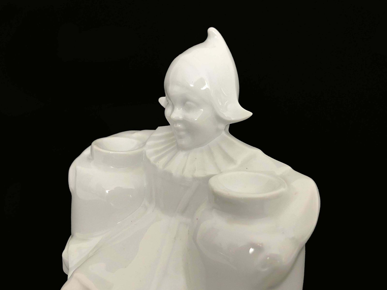 Art Deco Night Light In Limoges Porcelain "Armand Godard" photo buy