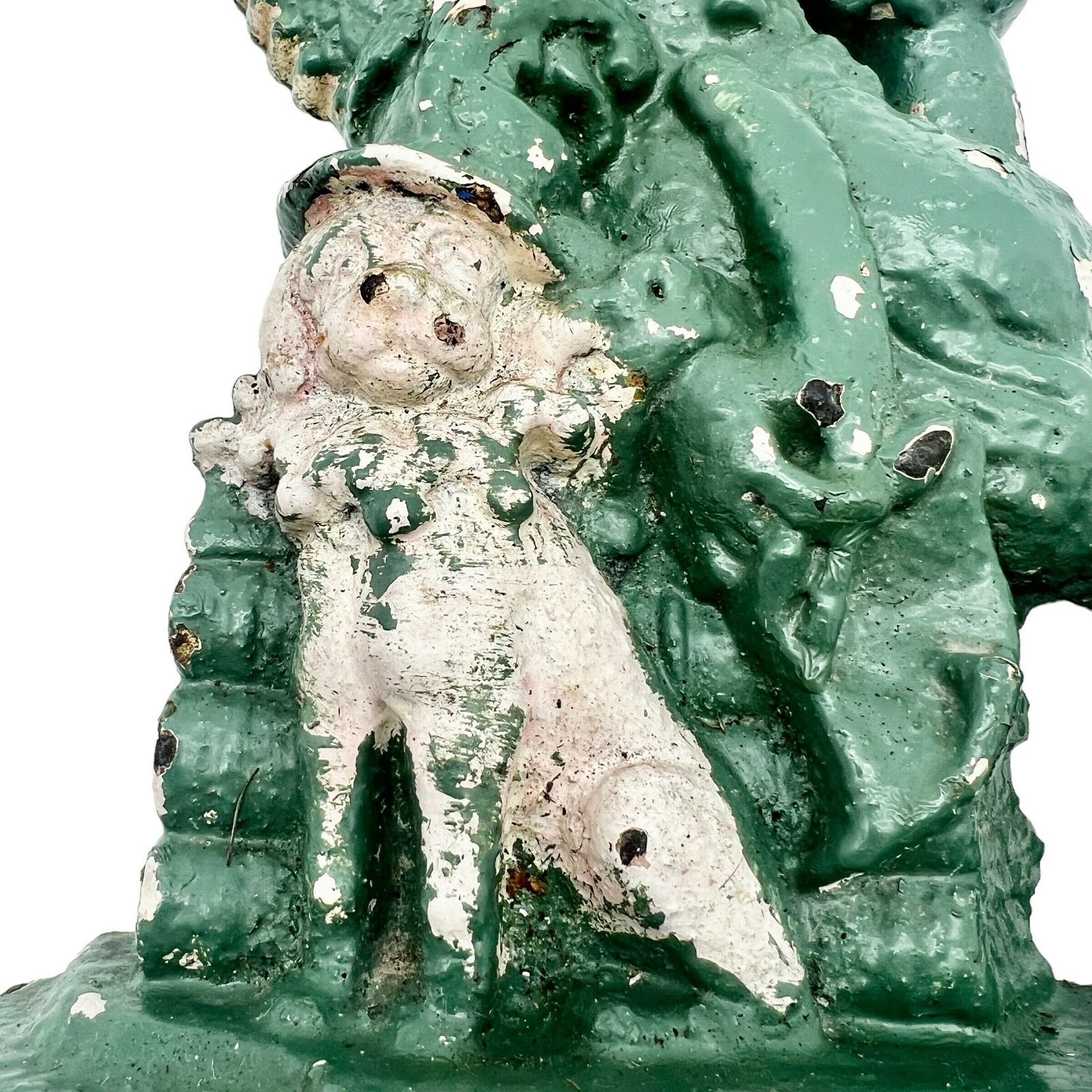 Antique Heavy Cast Iron Mister Punch Door Stop   Jester   Home Decor   Kitchenalia photo for sale