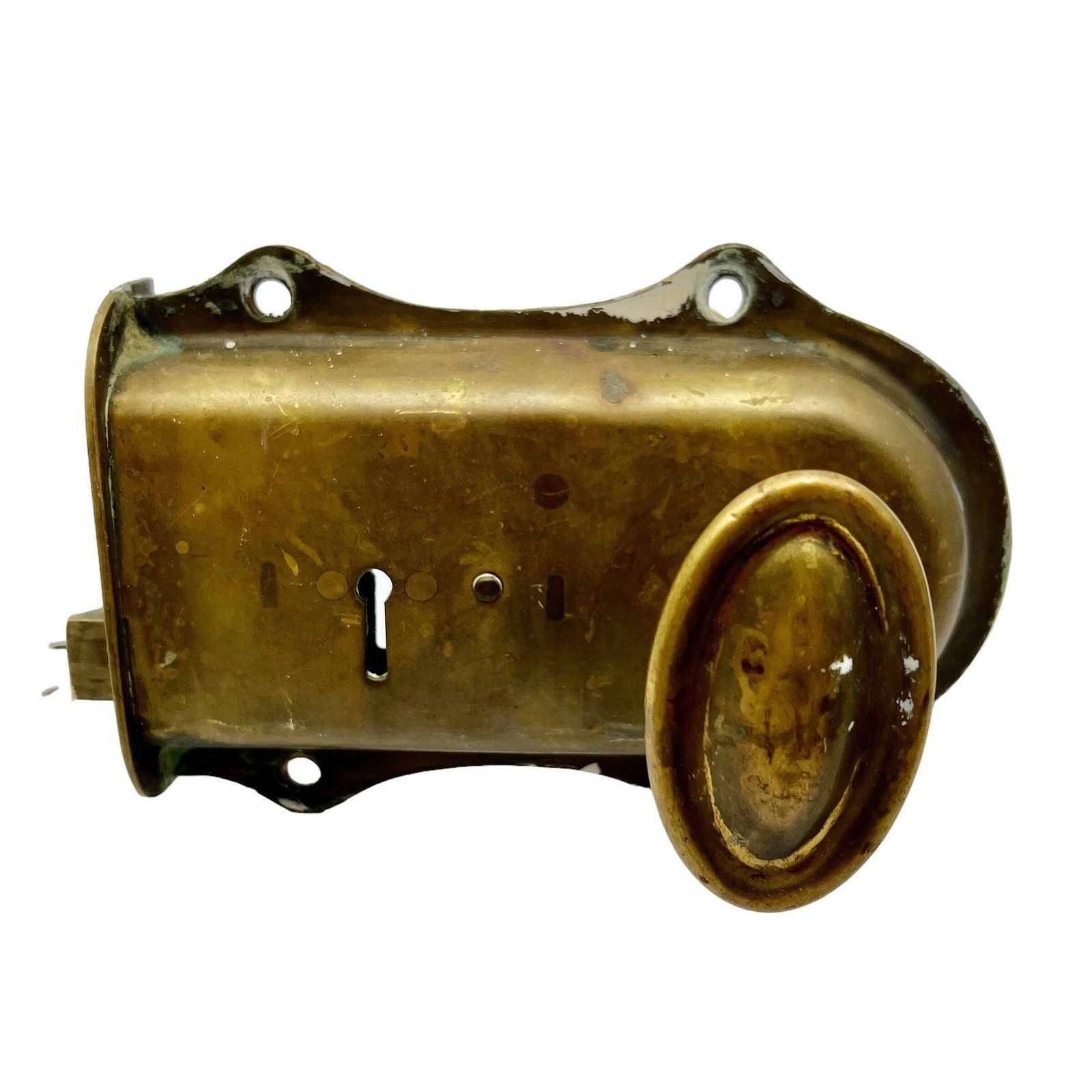 Antique French Brass Door Lock   Door Handle   Home Decor