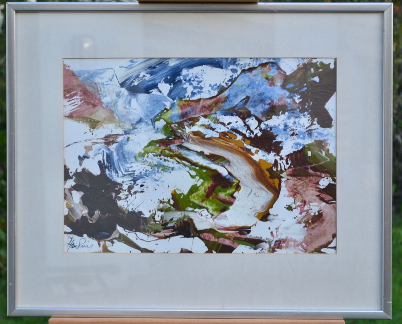 Below Beinn Dearg.   Abstract Expressionist Painting By James Hawkins photo buy