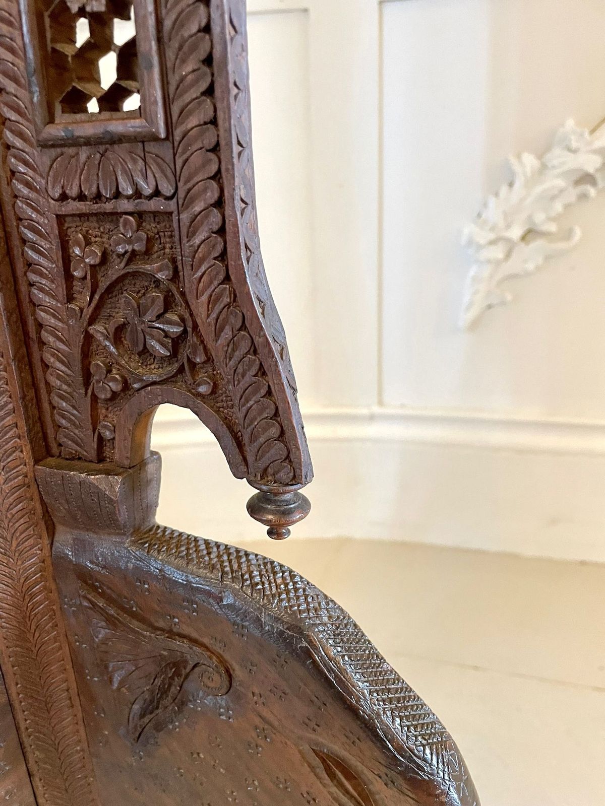 Fantastic Quality Antique Early 20th Century Carved Plant Stand photo furniture