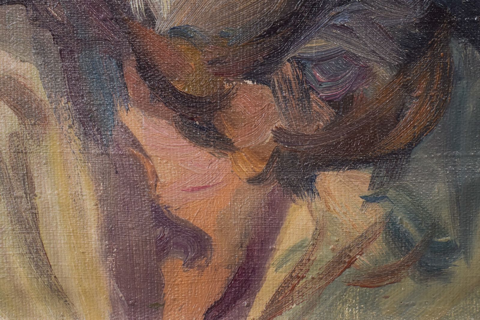 Oil Sketch Of A Russian Soldier photo Art