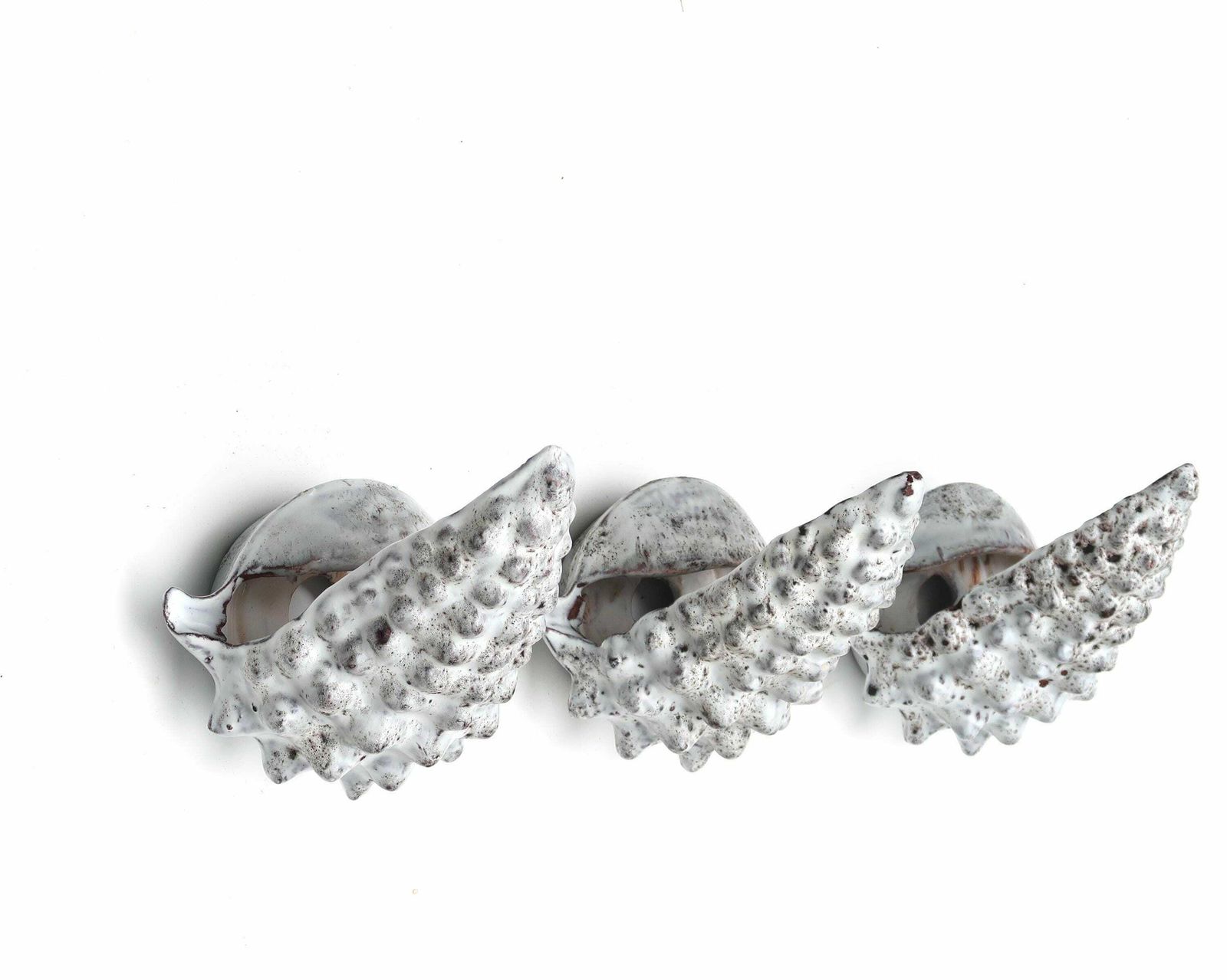 Pair Of French Grey Ceramic Wall Sconces From Vallauris, France 1960s / Lighting, Vintage, Mediterranean Decor, Mermaid, Ocean, Sailor, Sea photo vintage