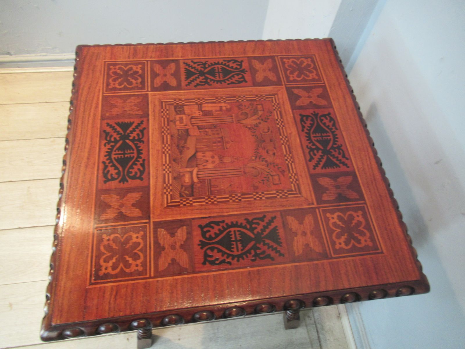 19th Century Walnut And Marquetry  Side Or Centre  Table photo 595.0