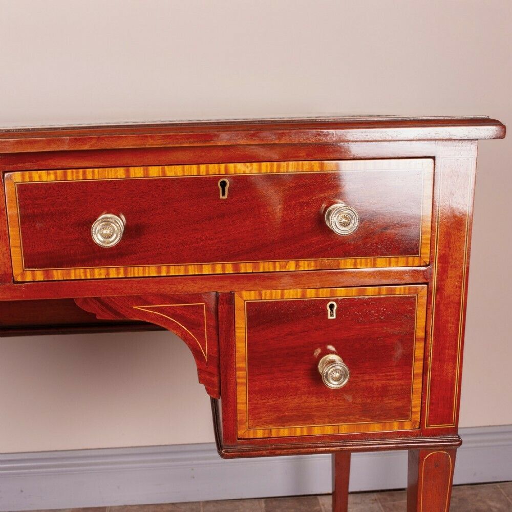 photo for sale Good Quality Edwardian Inlaid Mahogany Writing Desk
