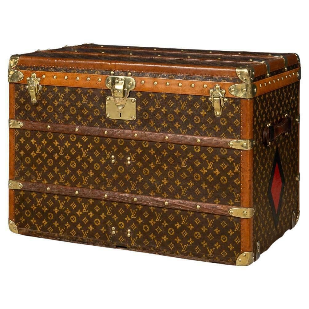 20th Century Louis Vuitton Trunk In Monogram Canvas, Made In France C.1930