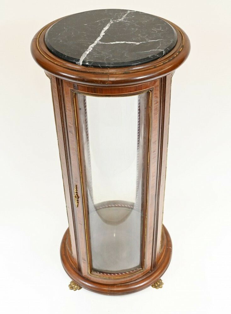 French Display Cabinet Round Empire Bijouterie photo Furniture
