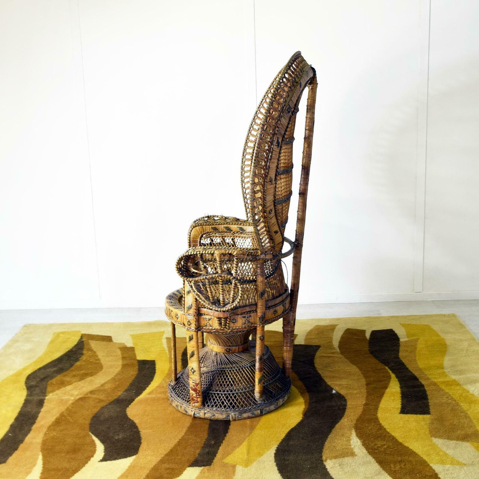Peacock Armchair Emanuelle 1970s photo Furniture