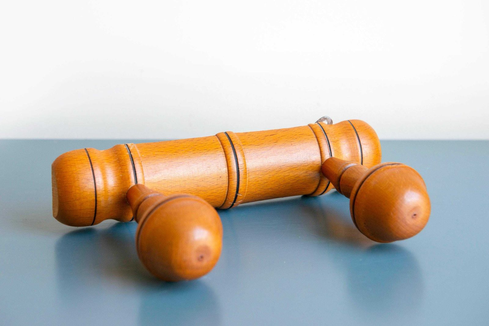 French Coat Rack, Faux Bamboo Hook, Antique Carved Hat Rack, Two Peg Wooden Storage Rack, Rustic Farmhouse Decor photo buy