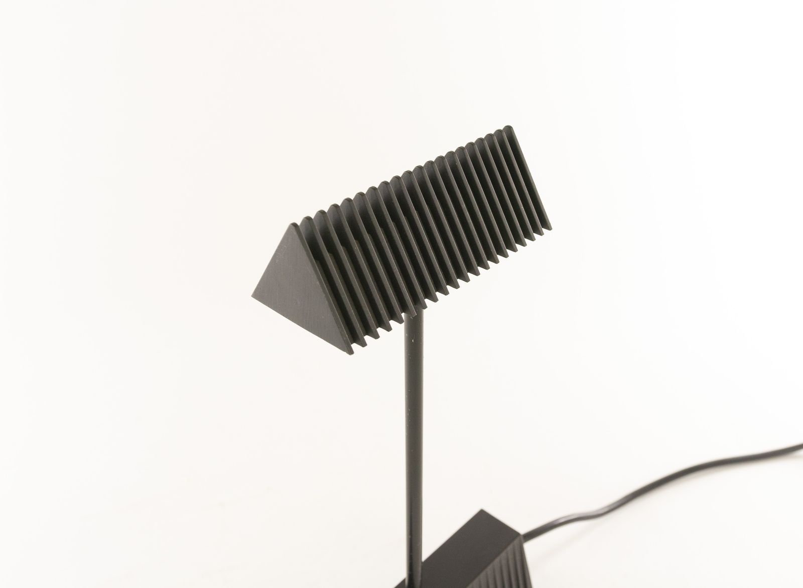 Black Scintilla Table Lamp By Piero Castiglioni For Fontana Arte, 1980s photo vintage