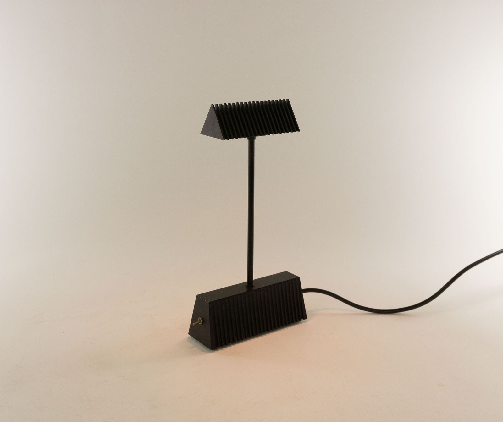 Black Scintilla Table Lamp By Piero Castiglioni For Fontana Arte, 1980s