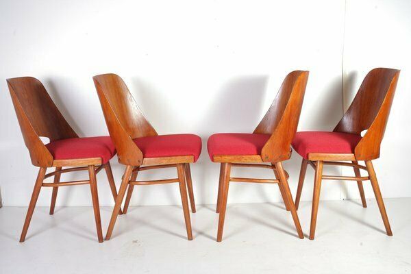 Dining Chairs By Oswald Heardtl For Ton, Set Of 4 photo for sale