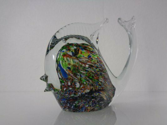 Italian Murano Glass Fish By Fratelli Toso, Italy, 1960s