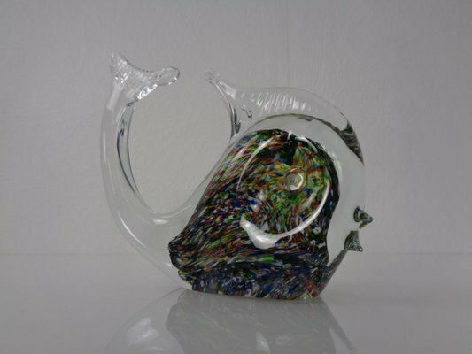 Italian Murano Glass Fish By Fratelli Toso, Italy, 1960s photo 236.0