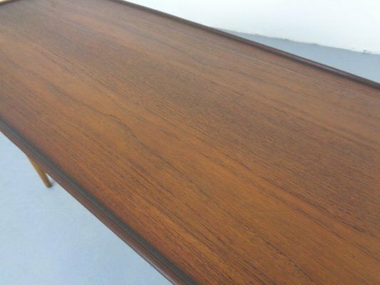 photo furniture Teak & Oak Coffee Table By Børge Mogensen For Fredericia Stolefabrik, 1950s