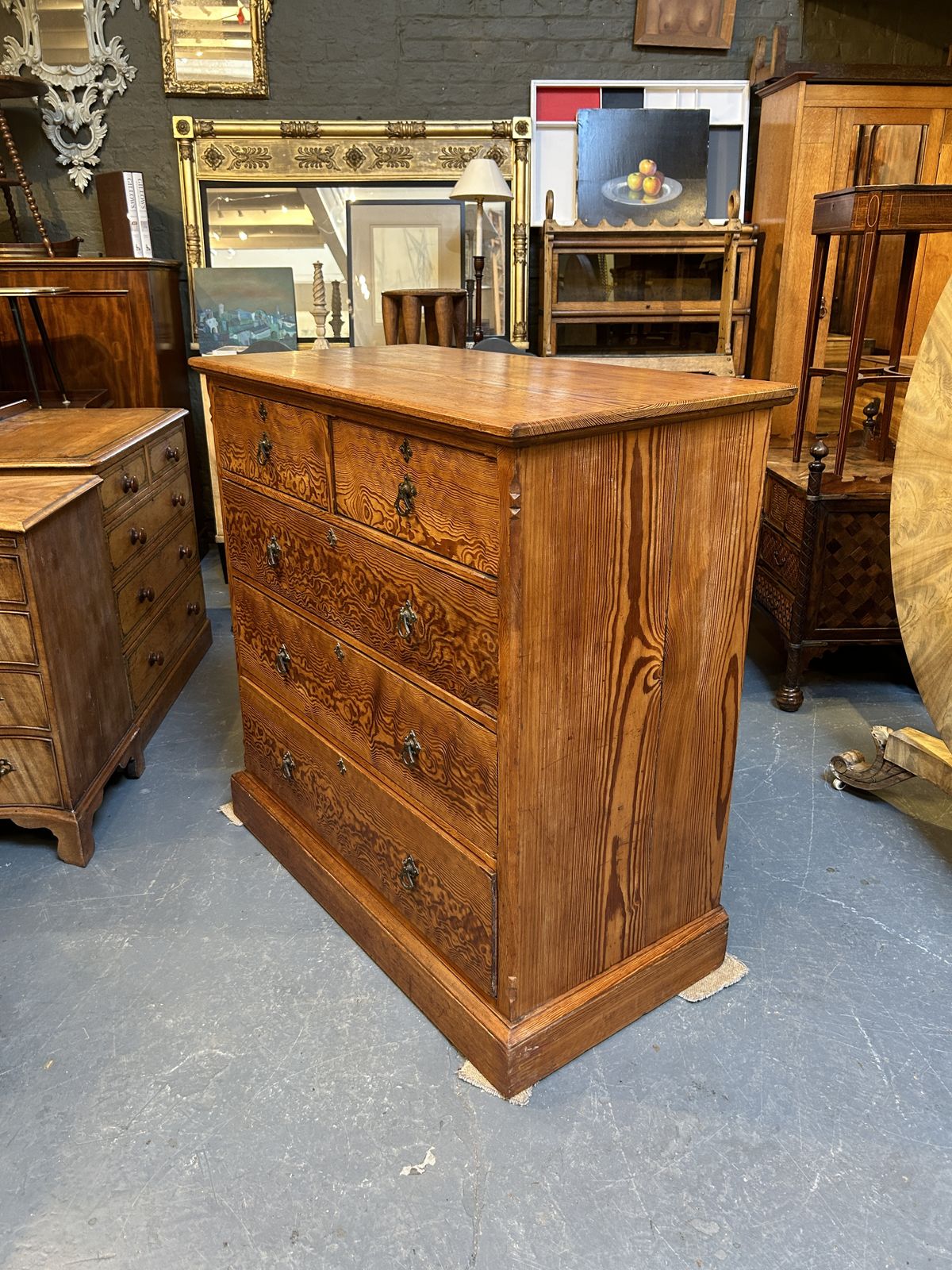 photo for sale Victorian Oregon Pine Chest Of Drawers