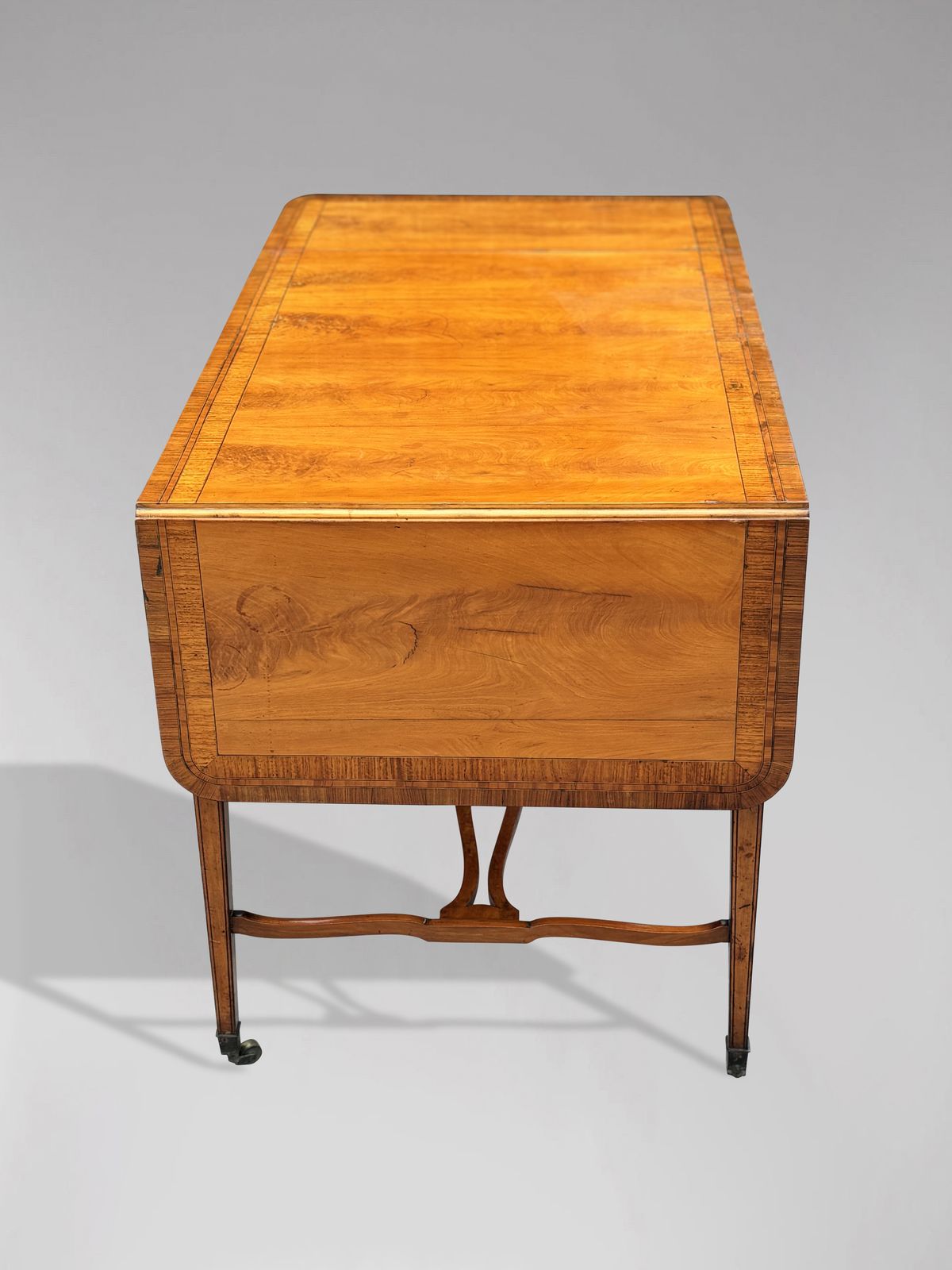 18th Century George III Sheraton Period Satinwood Table photo for sale
