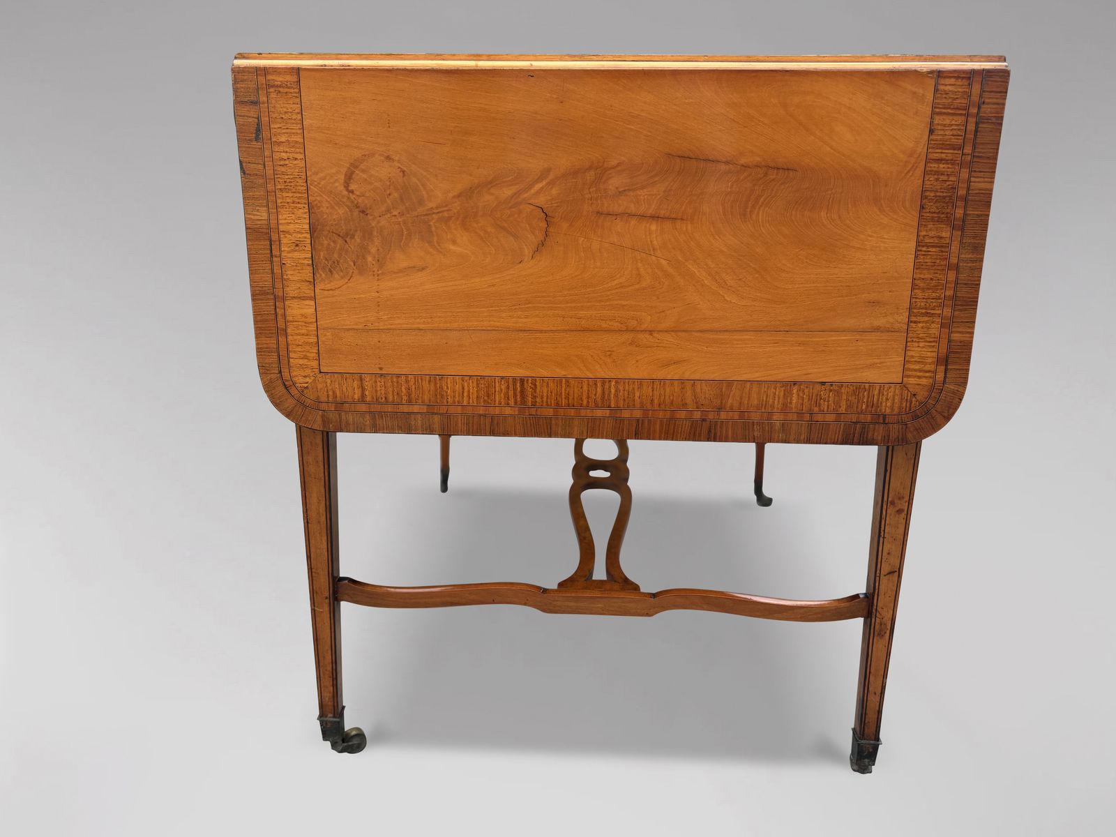 18th Century George III Sheraton Period Satinwood Table photo Furniture