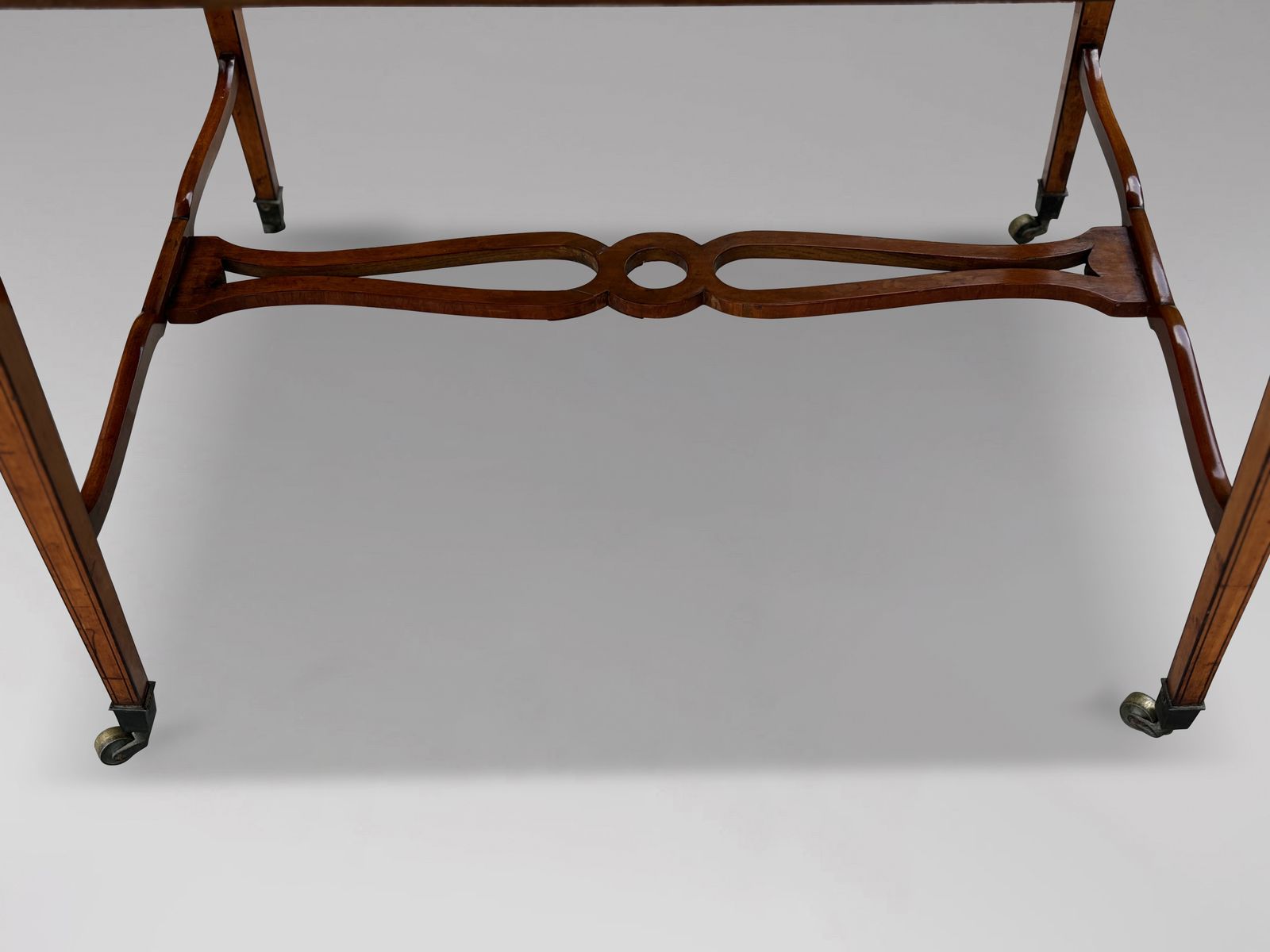 Furniture 18th Century George III Sheraton Period Satinwood Table photo