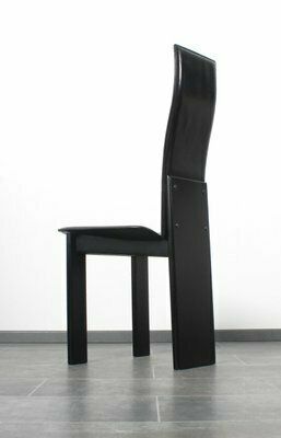 photo buy High Back Saddle Leather Chair By Pietro Costantini, Set Of 6