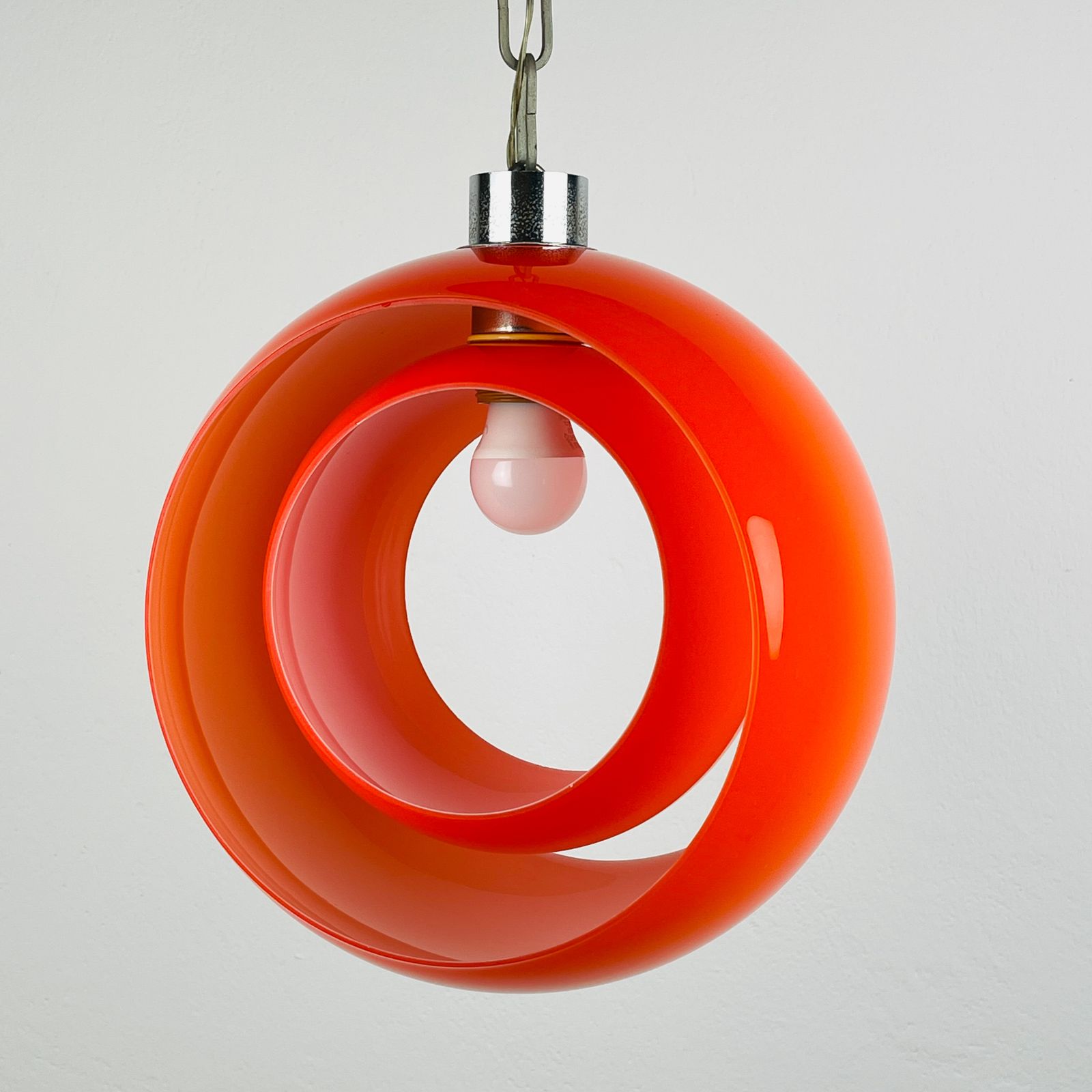 Carlo Nason Murano Pendant Lamp Eclisse, Italy 1960s photo furniture